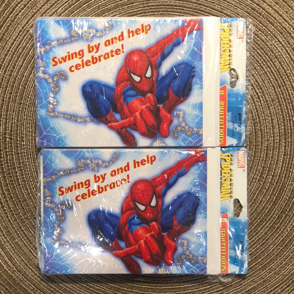 Spider-Man Invitations
